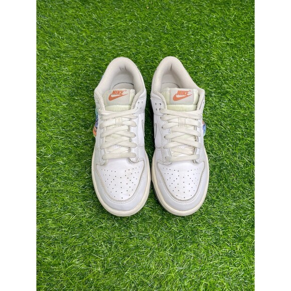 Nike Dunk Low SE Rainbow Lace Swoosh White Size Women’s 6 - Picture 3 of 7